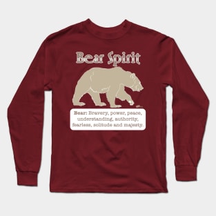 Spirit Animal-Bear Long Sleeve T-Shirt